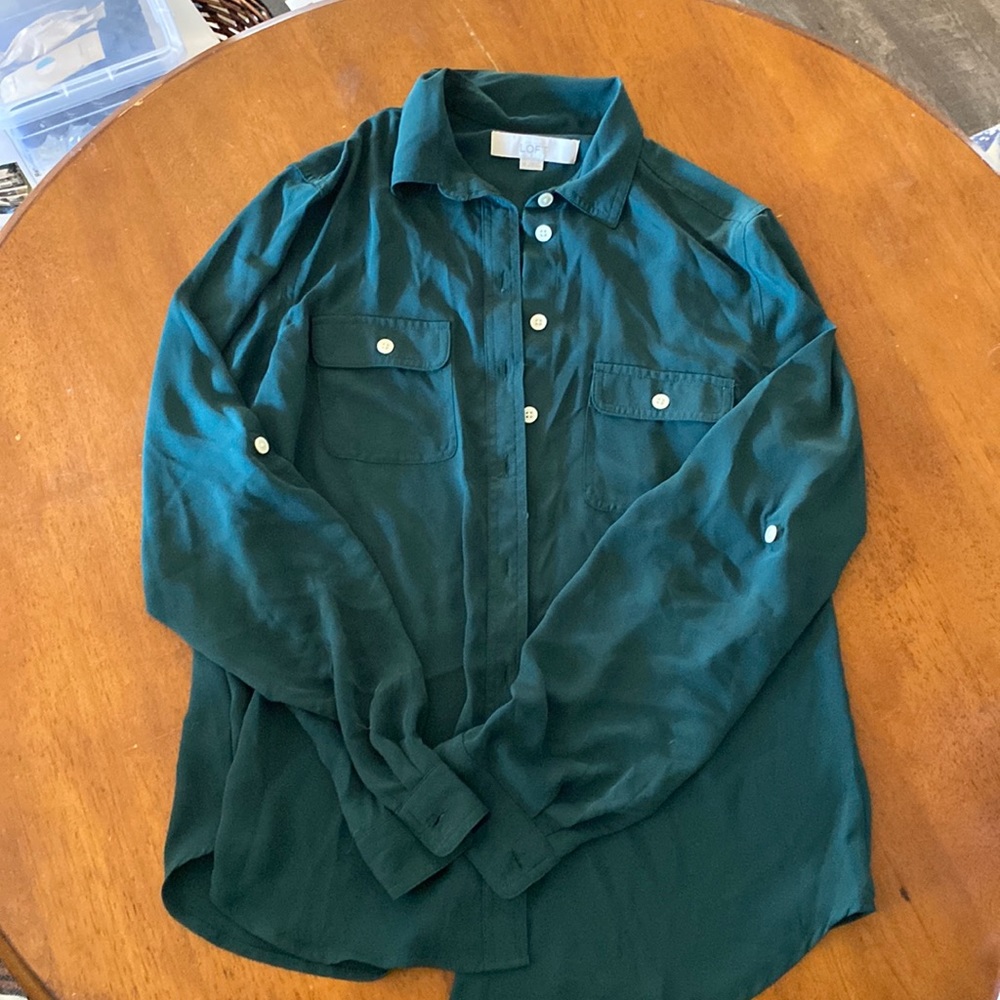 LOFT LIGHTWEIGHT BUTTON UP